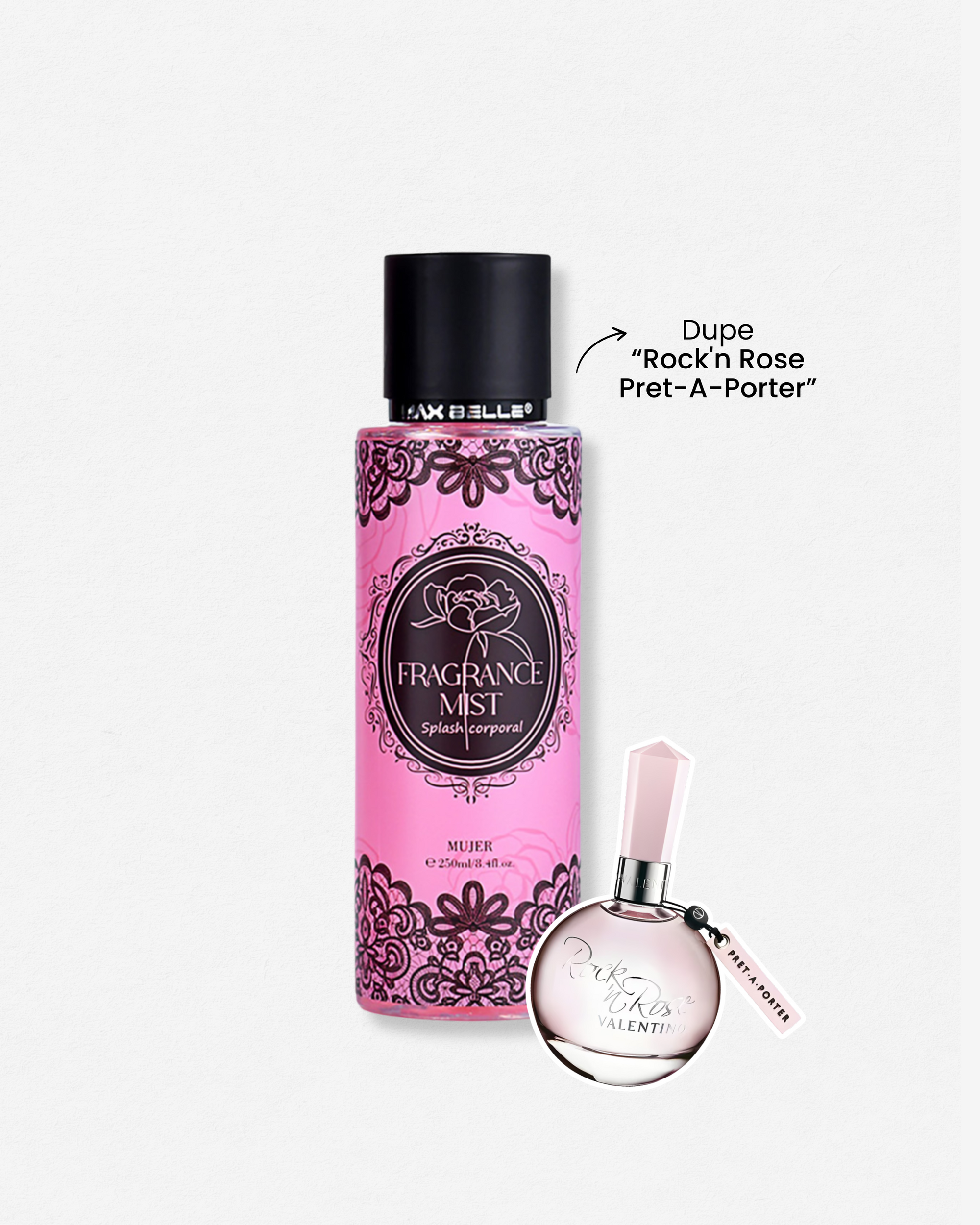 Splash Corporal Dupe Rock'n Rose Pret-A-Porter - 250ML