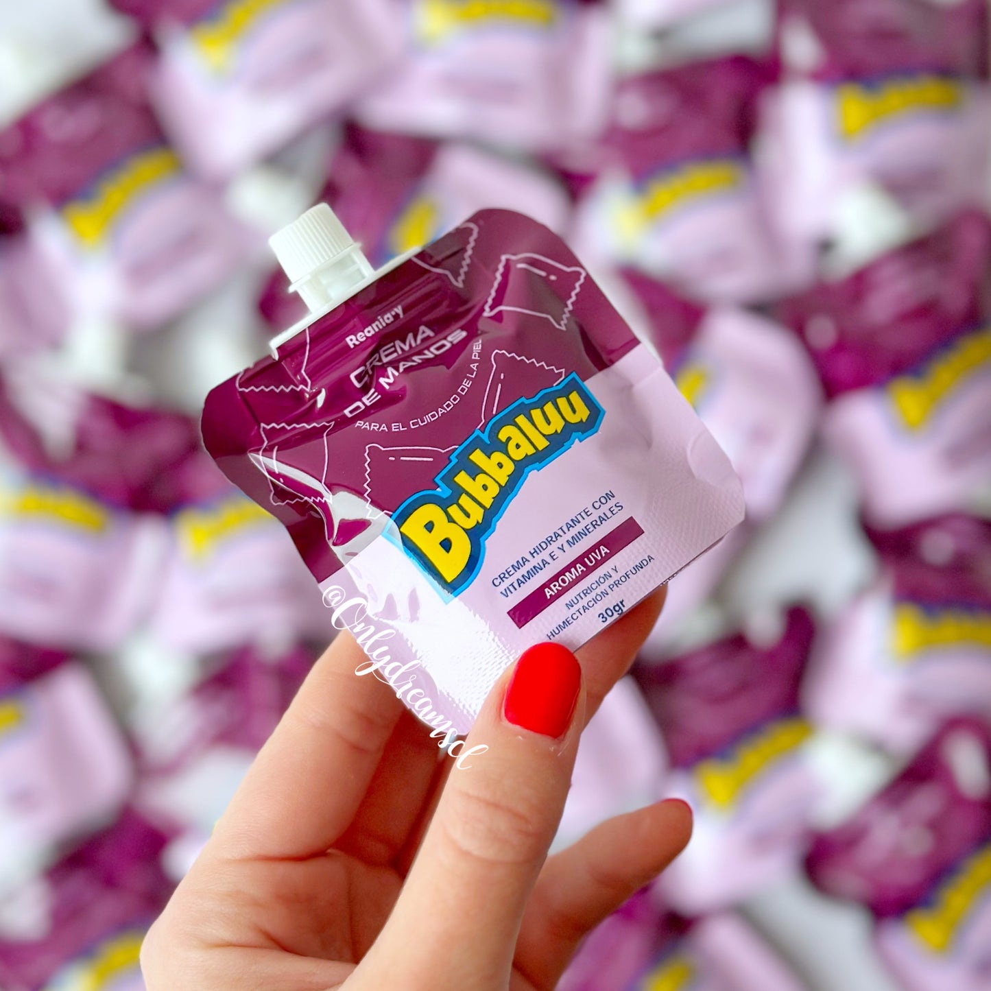 Crema de manos Bubbaluu uva