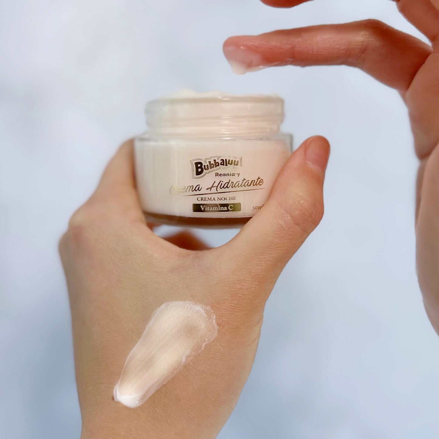 Crema facial hidratante "Bubbaluu"