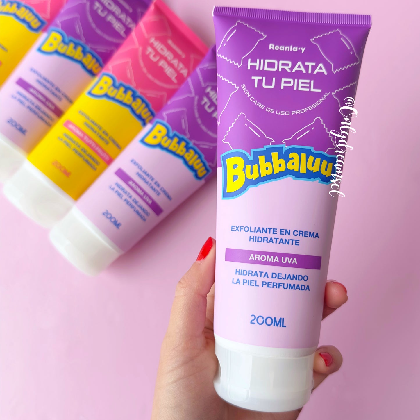 Exfoliante corporal en crema "Bubbaluu"