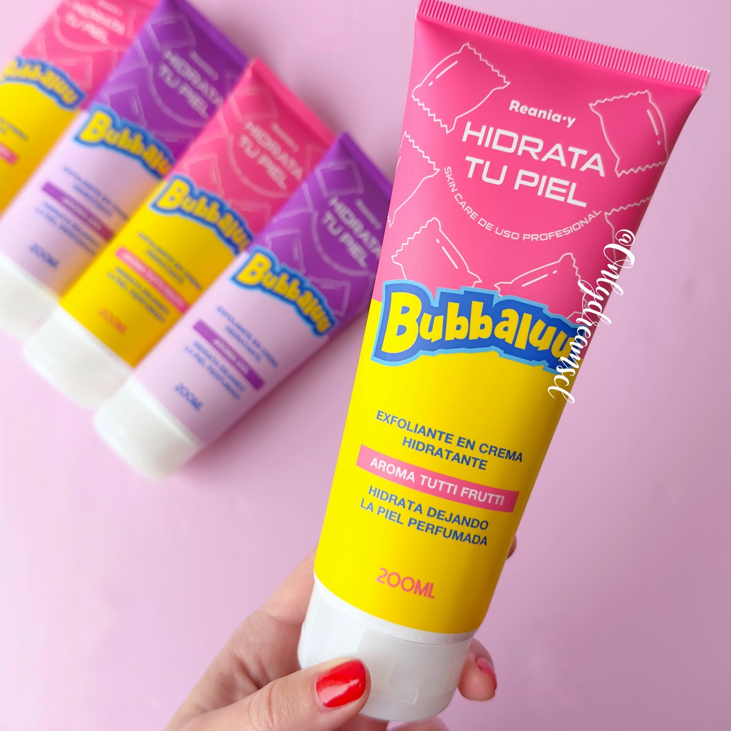 Exfoliante corporal en crema "Bubbaluu"