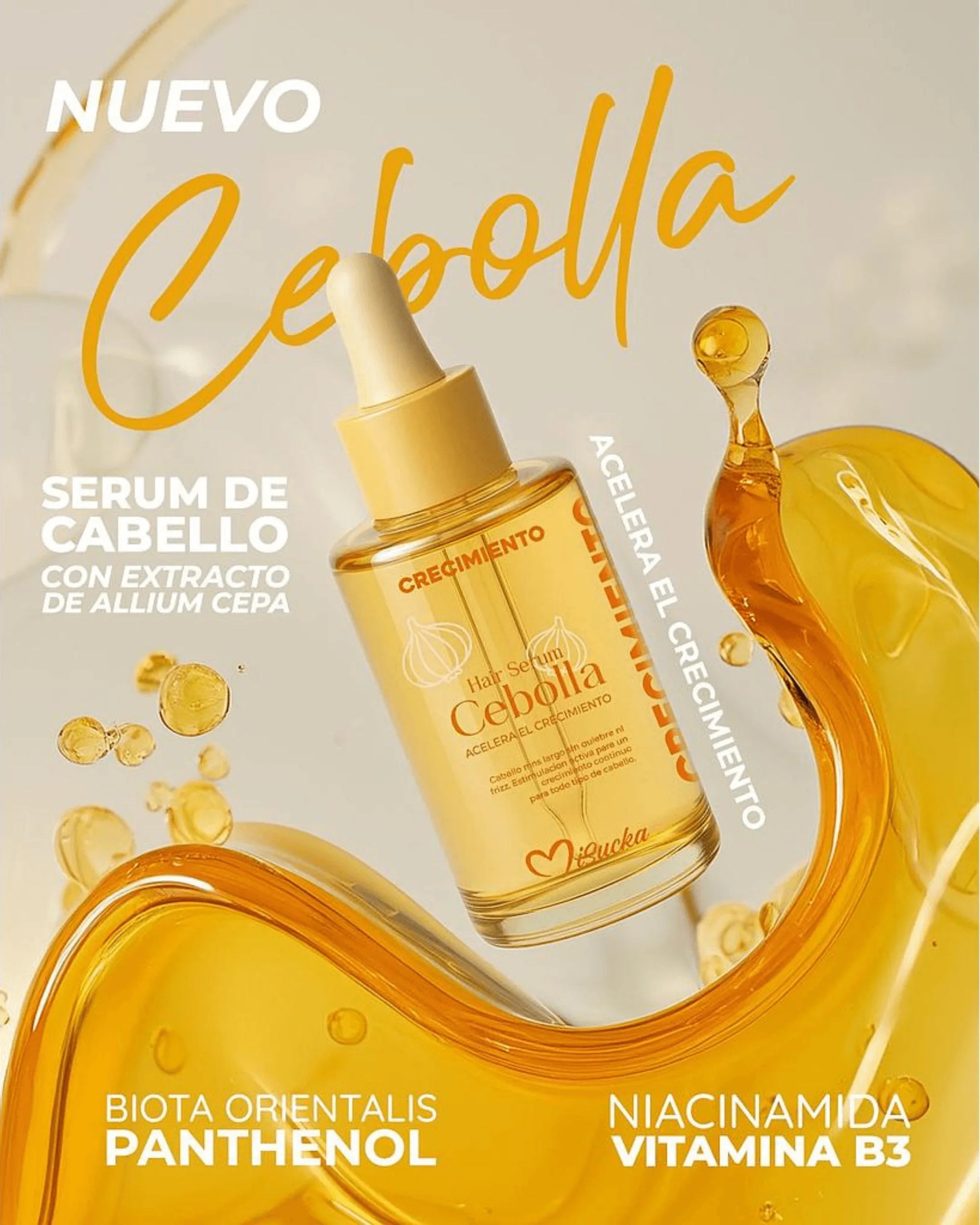 Sérum Capilar de Cebolla Acelerador de Crecimiento - Misucka