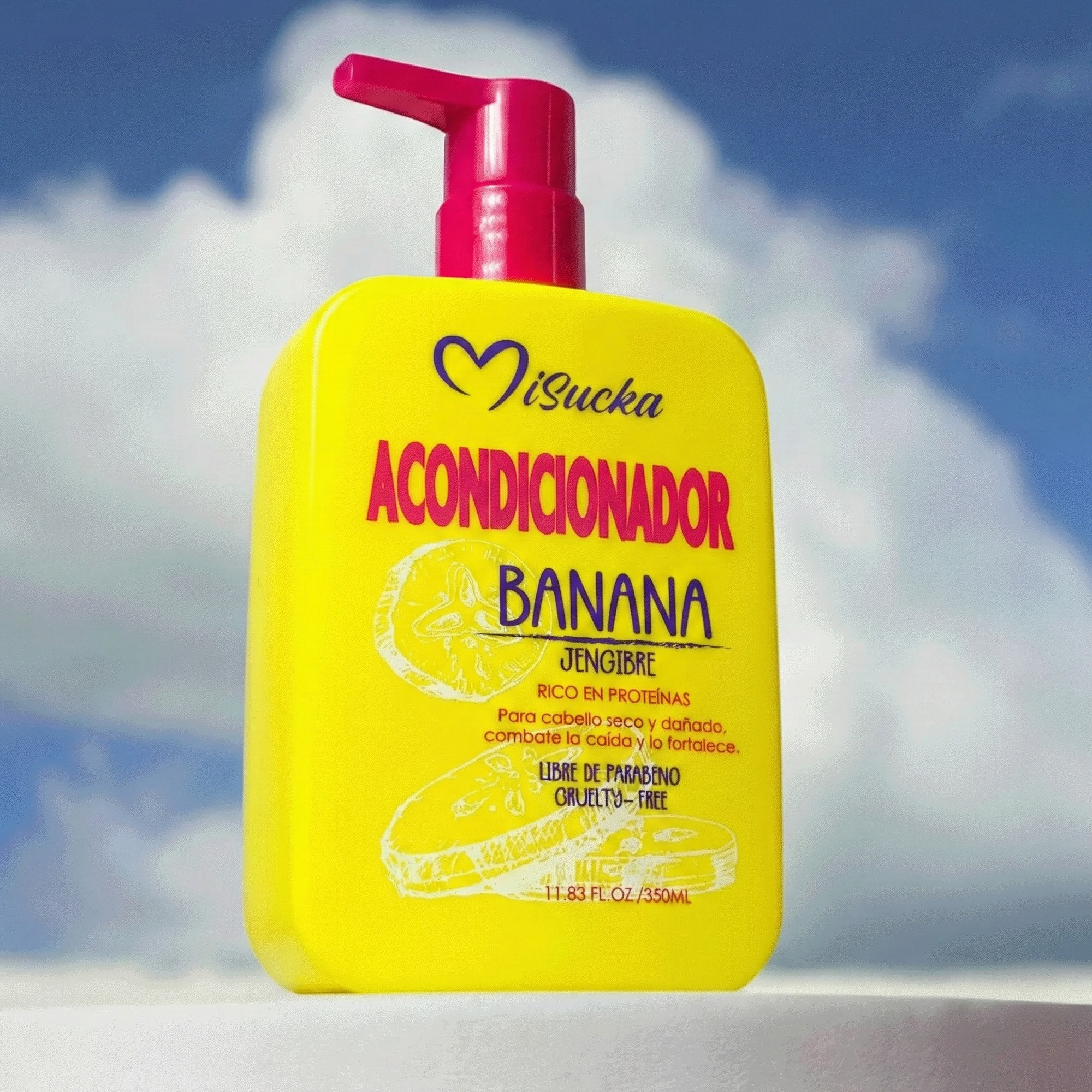 Acondicionador Anticaída para pelo dañado - Banana y Jengibre - Misucka