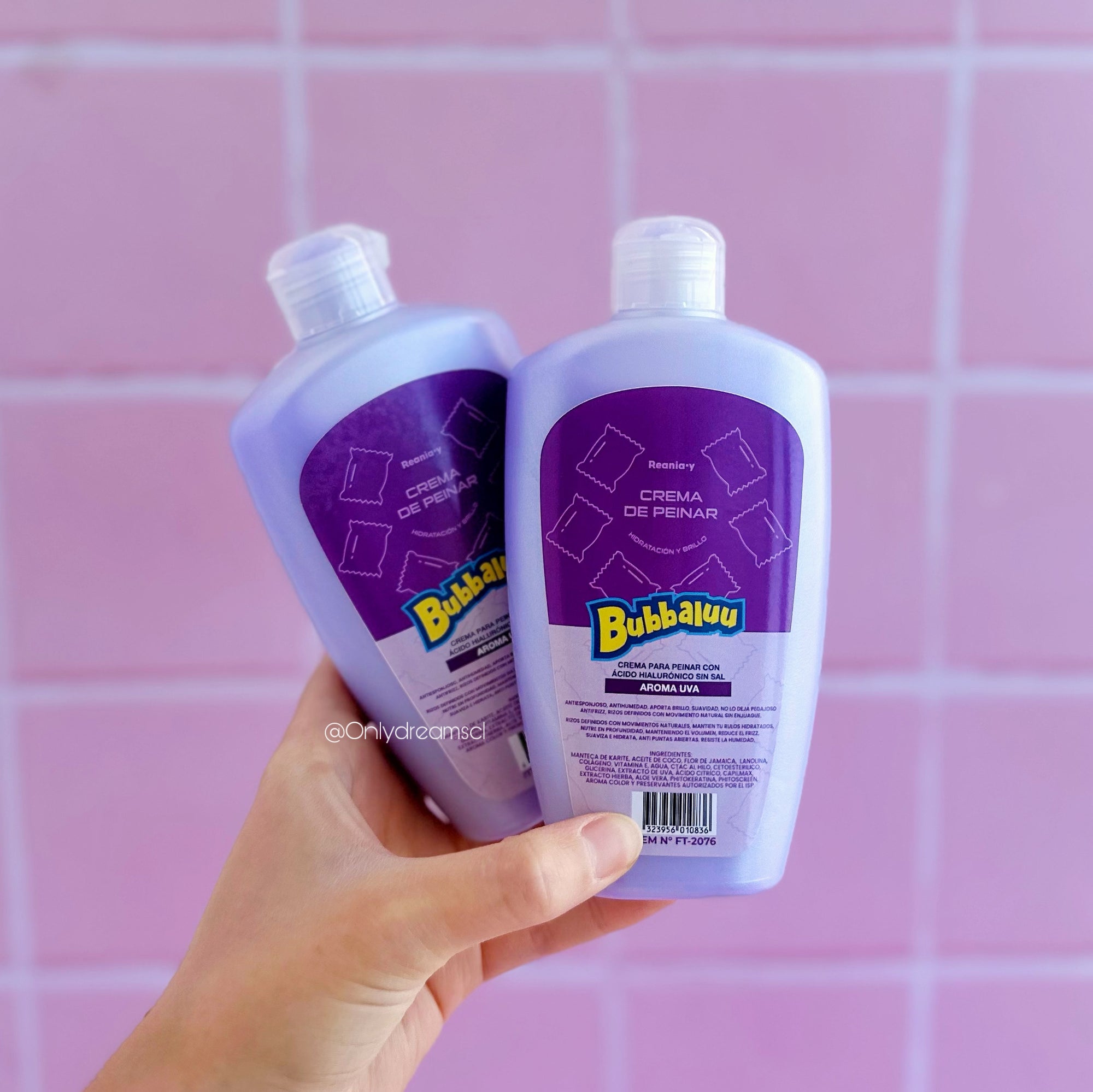 Crema para Peinar Uva: Control de Frizz y Puntas Partidas