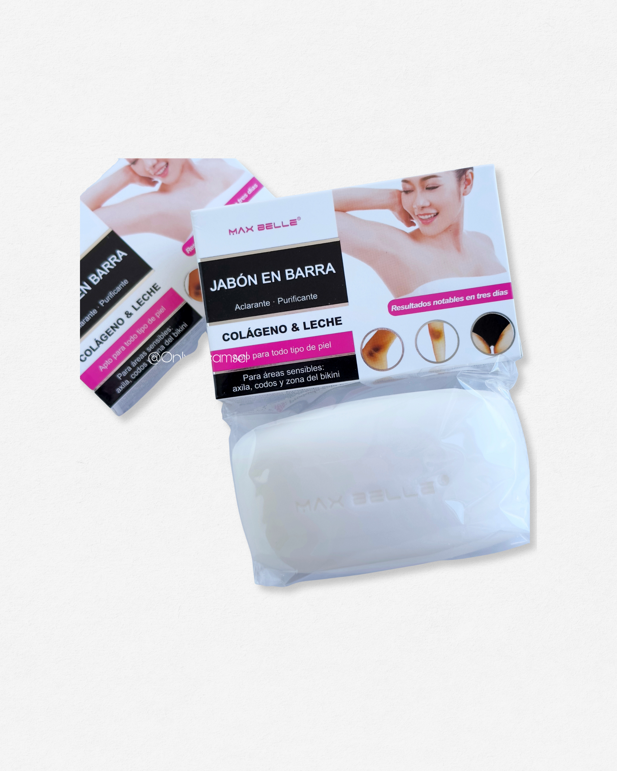 Jabón en Barra Aclarante y Blanqueador - Max Belleza