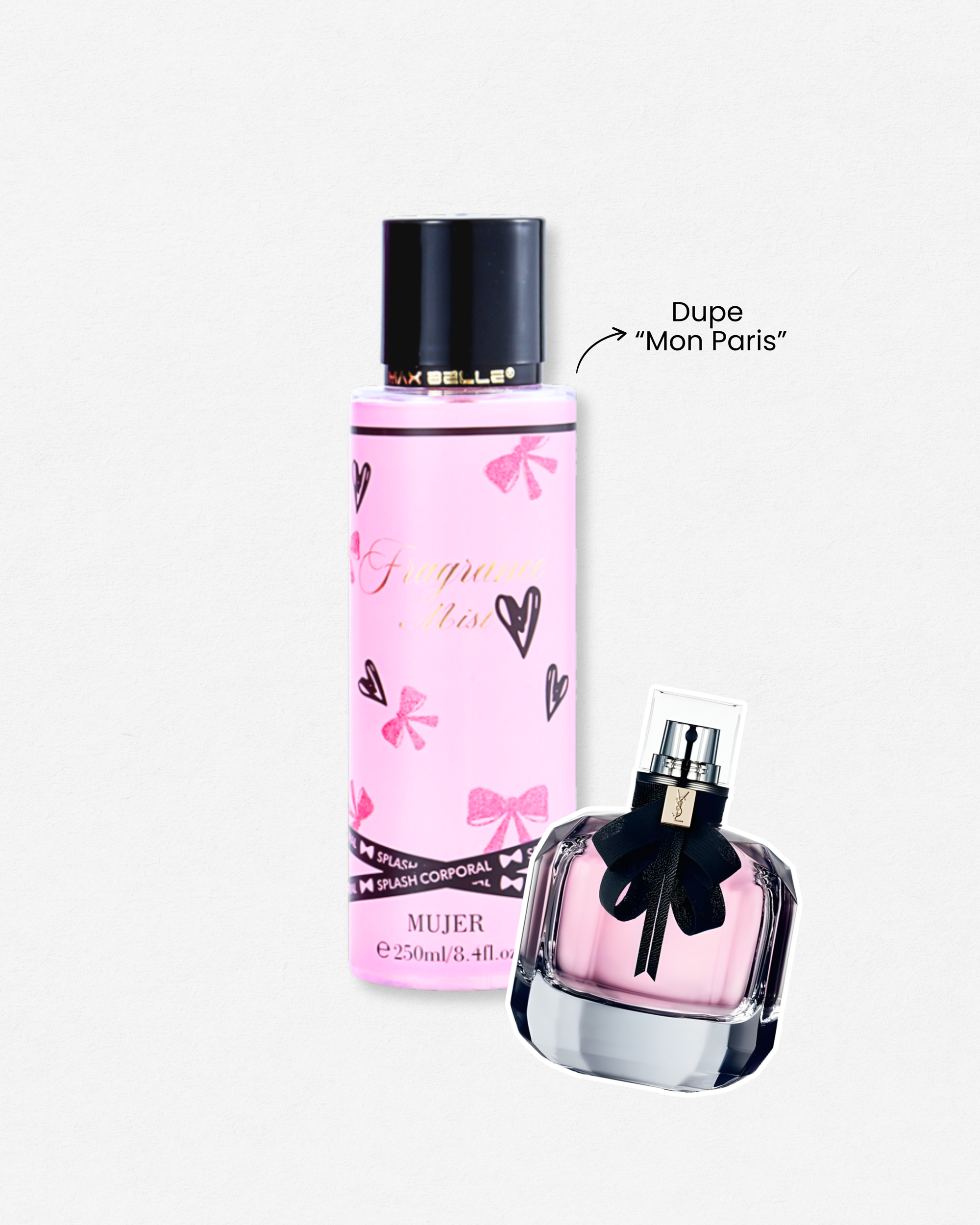 Splash Corporal Dupe Mon París, aroma chipre frutal - 250ML