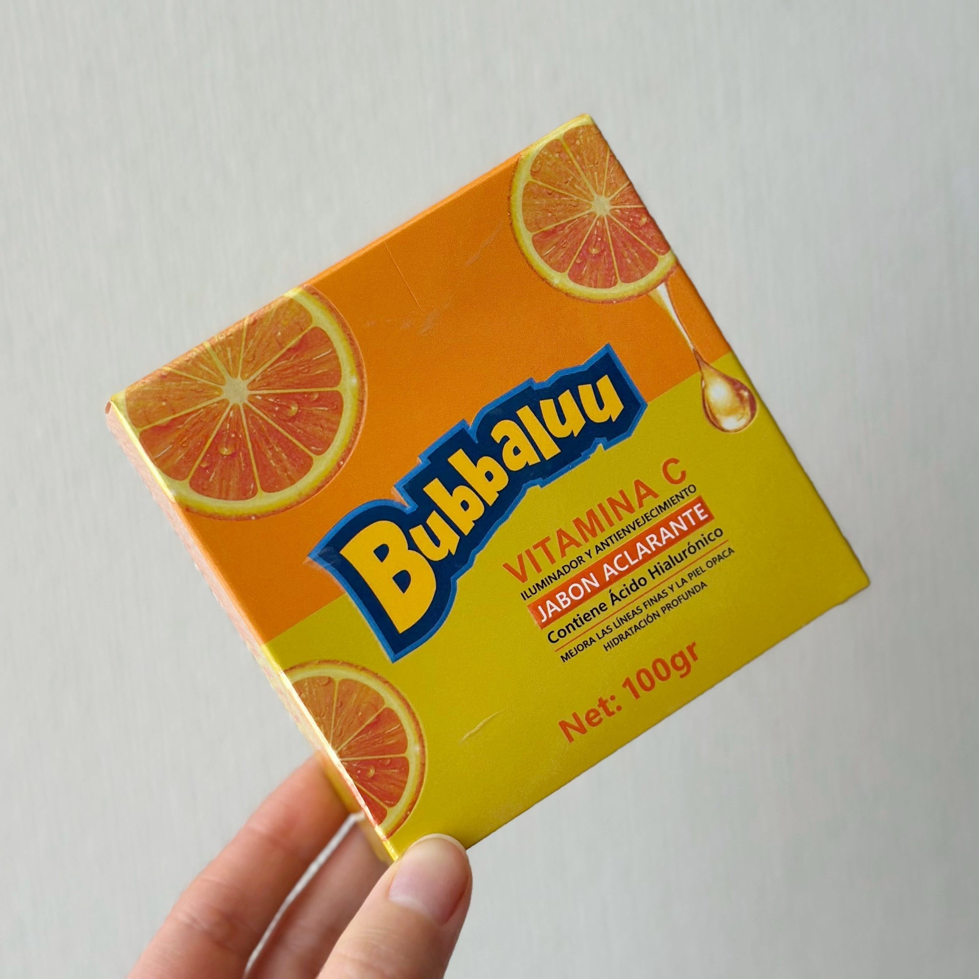 Jabón facial "bubbaluu" Vitamina C