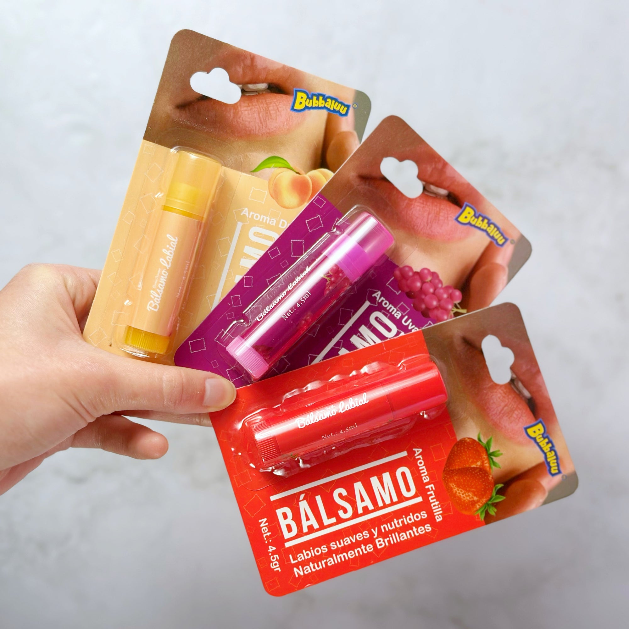 Bálsamo Labial Frutal Bubbaluu
