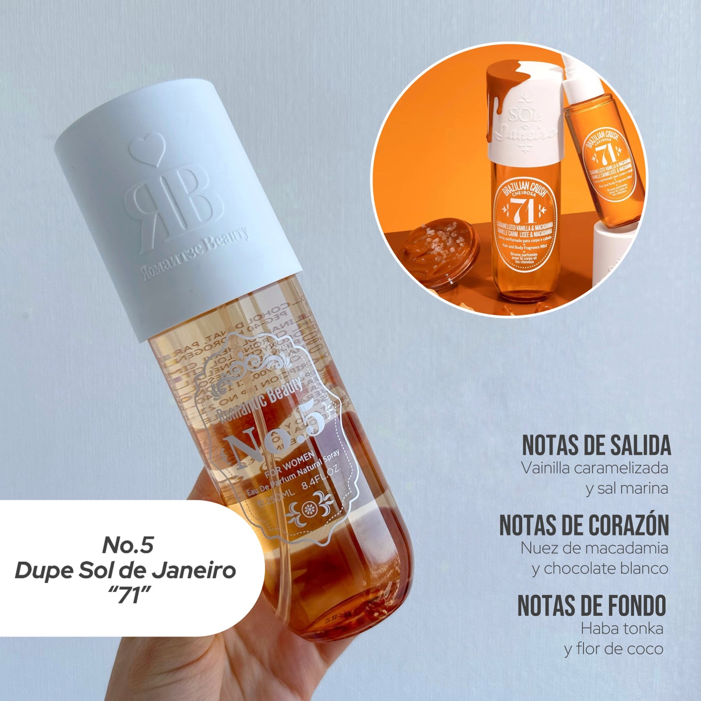 Dupe Mist "Sol de janeiro" Big 250ml!