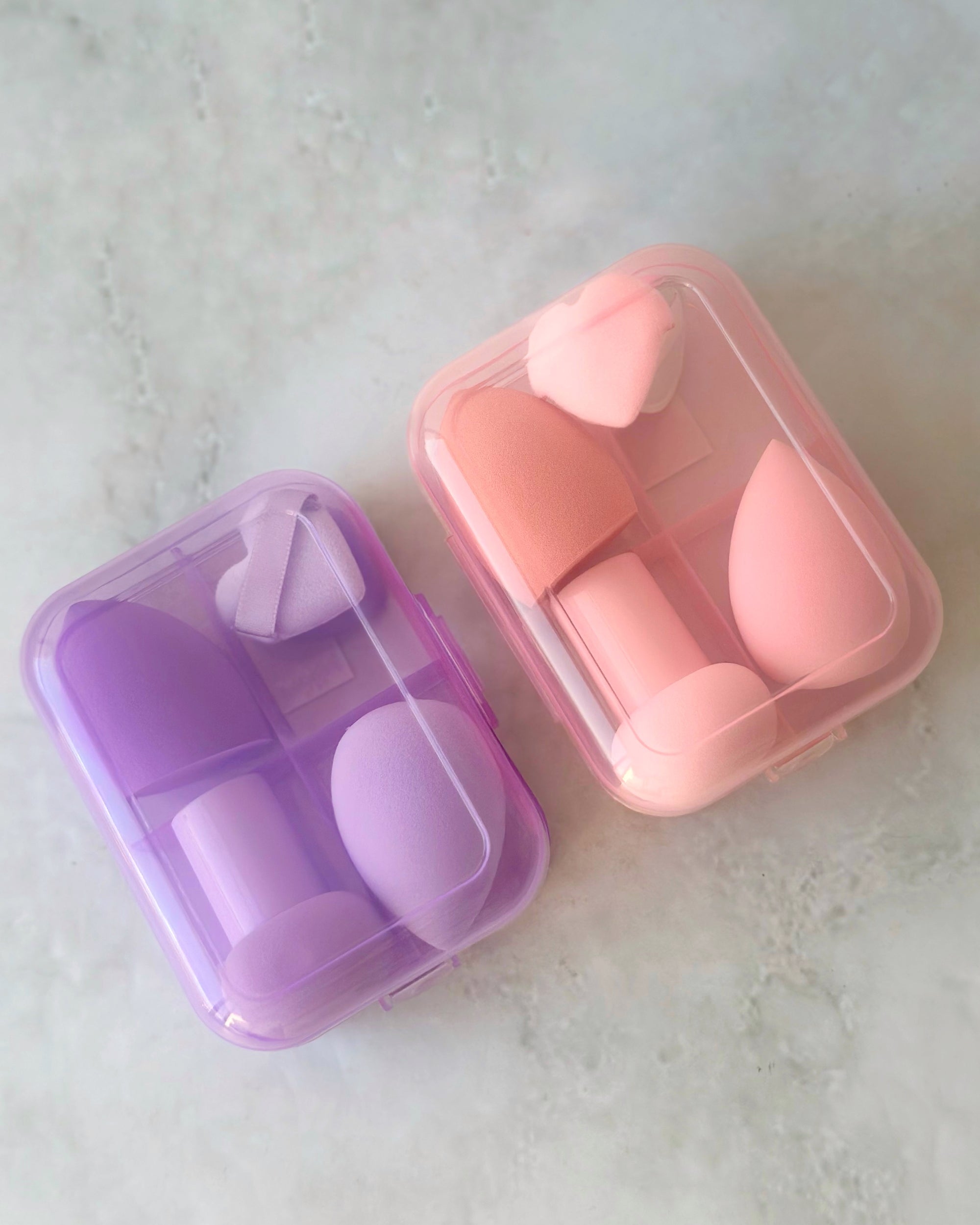 Set de 5 Esponjas de Maquillaje Beauty Blender con Estuche