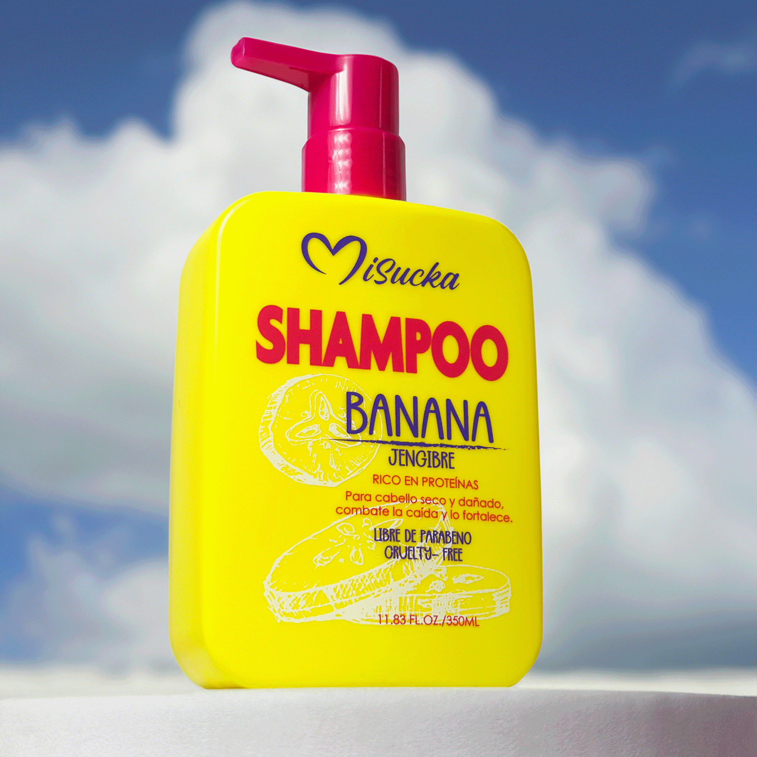 Shampoo Nutritivo de Jengibre y Banana